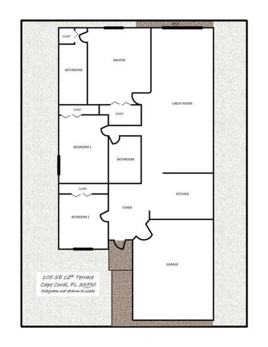 Debbie's 3-bedroom In A Duplex Cape Coral